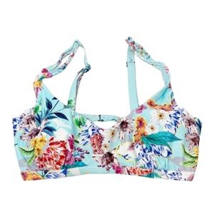 Moontide | Floral Bikini Top Size 30 D / DD